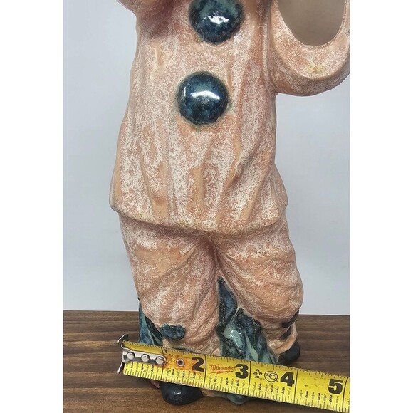 Vtg Nadal Handcrafted Spanish Porcelain Harlequin Figurine Playing Trumpet 11.5" - Picture 11 of 16